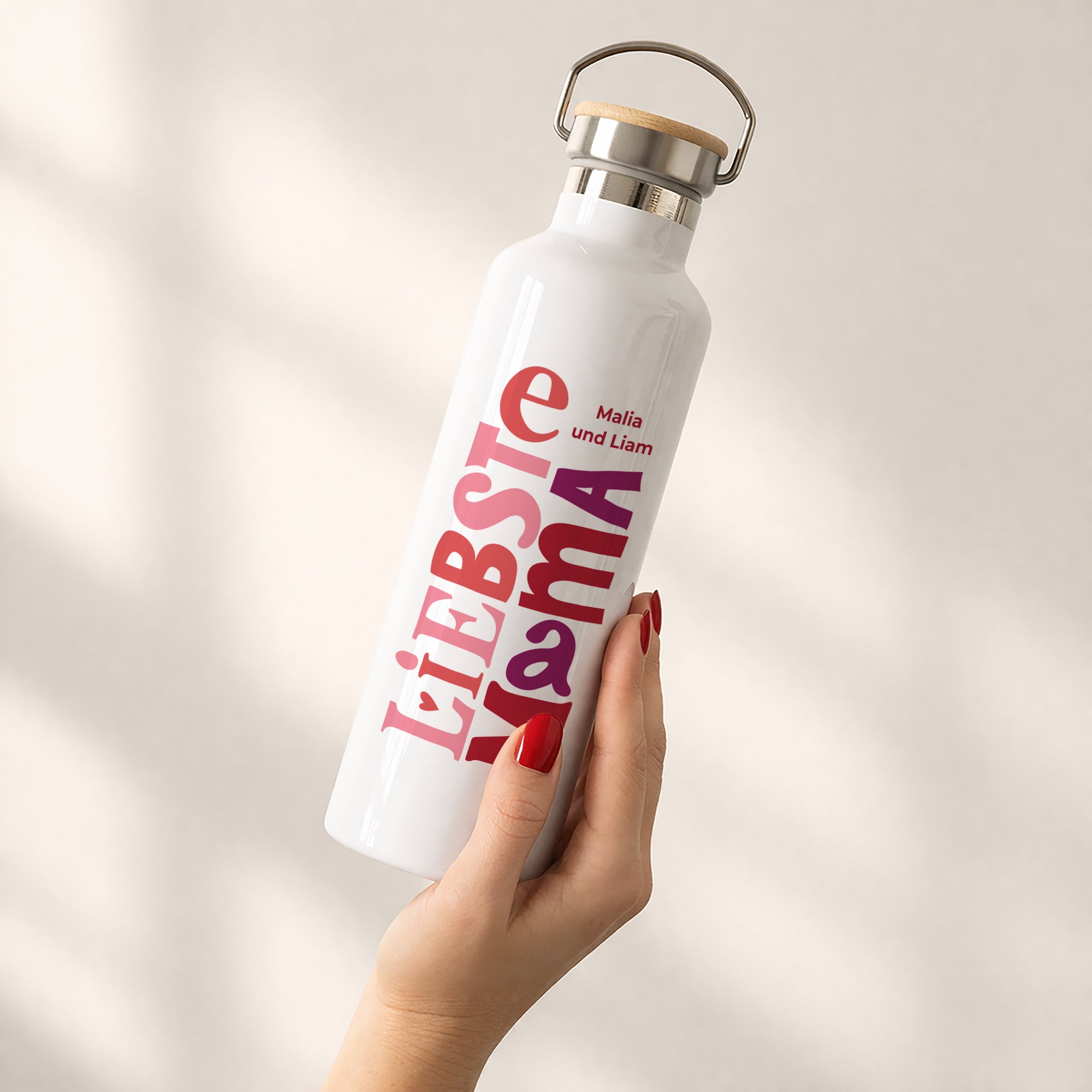 Trinkflasche Objekte 75 cl Mama Liebste II foto N° 2