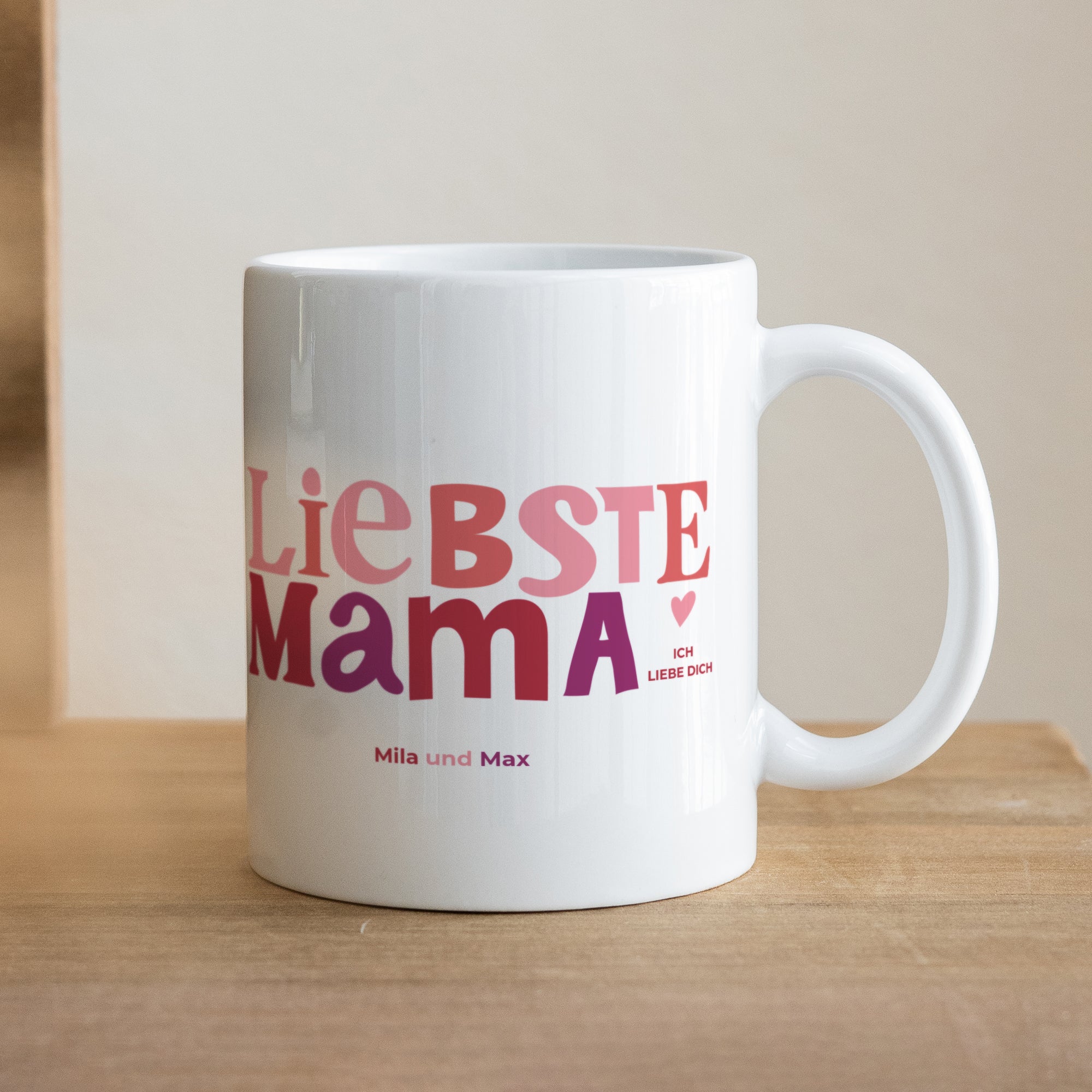 Tasse Objekte Weiß Mama Liebste II foto N° 1
