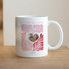 Tasse Objekte Weiß Rosa Laubwerk foto N° 1