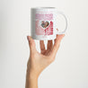 Tasse Objekte Weiß Rosa Laubwerk foto N° 2