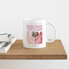 Tasse Objekte Weiß Rosa Laubwerk foto N° 4