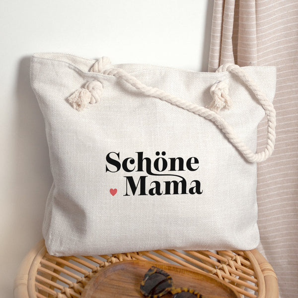 Einkaufstasche Objekte Einkaufstasche Schöne Mama foto