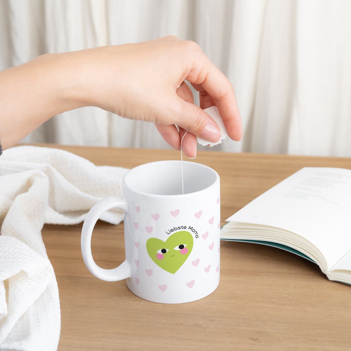 Tasse Objekte Weiß Mama der Liebe IV foto N° 3