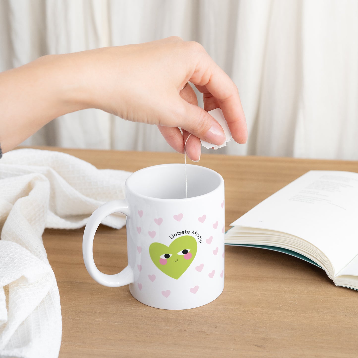Tasse Objekte Weiß Mama der Liebe IV foto N° 3