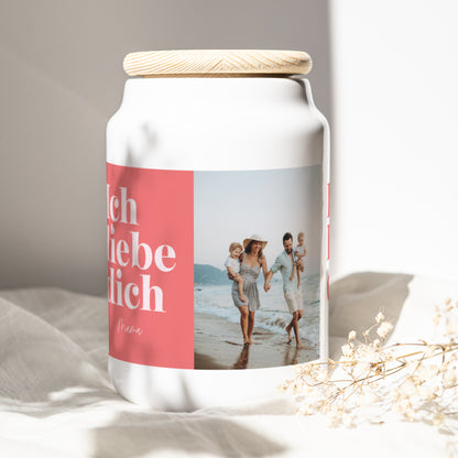 Keramiktopf Objekte 65 cl Ich liebe dich, Mama. foto N° 1