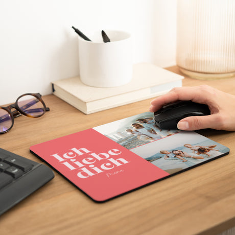 Mousepad Objekte Rechteck Ich liebe dich, Mama.