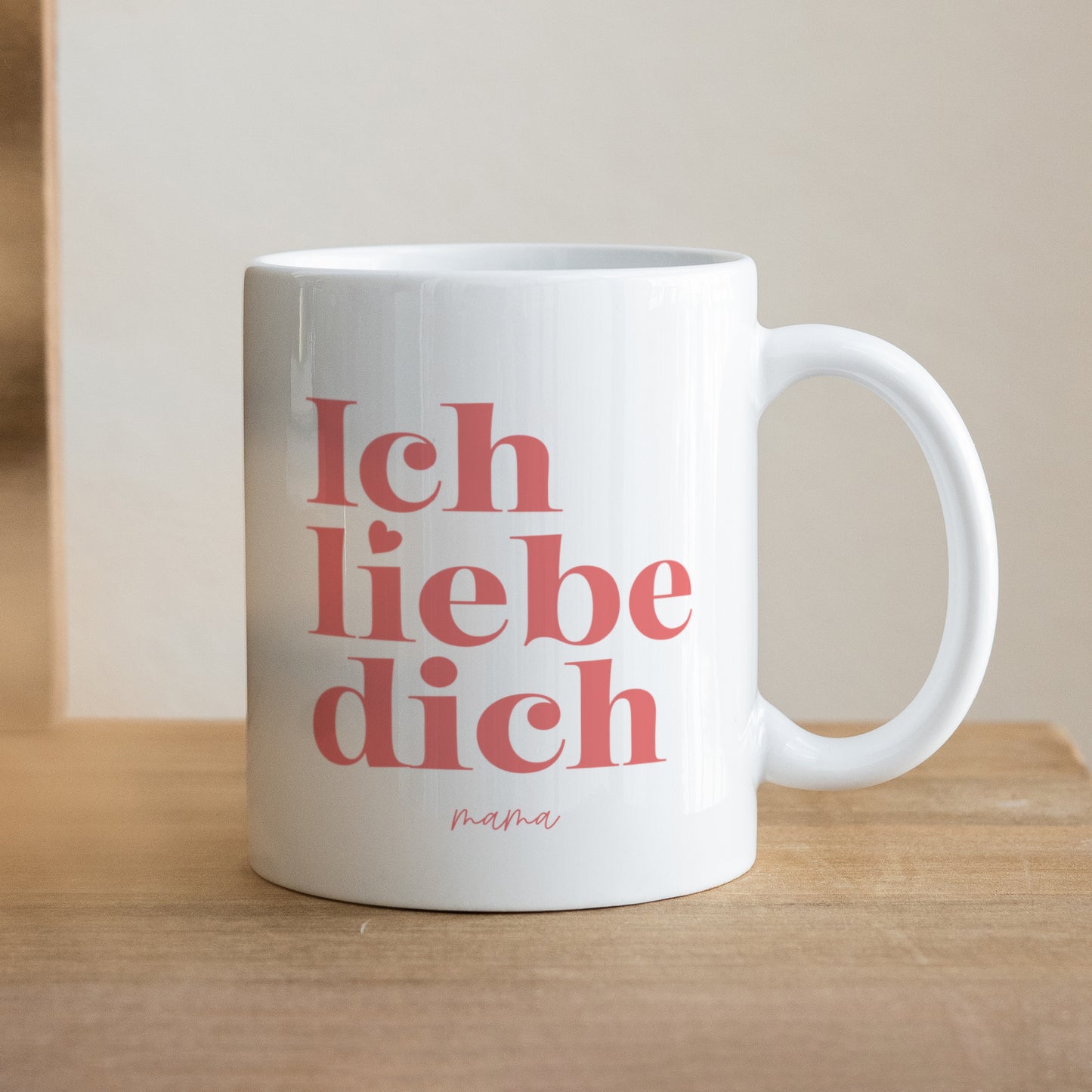 Tasse Objekte Weiß Ich liebe dich, Mama. foto N° 1