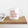 Tasse Objekte Weiß Ich liebe dich, Mama. foto N° 4