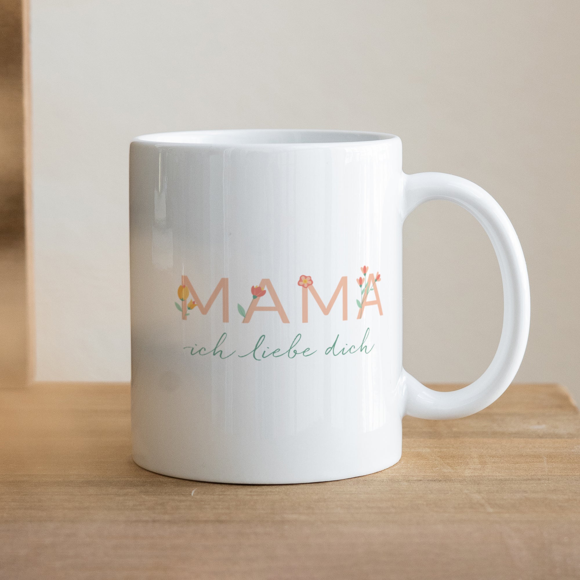 Tasse Objekte Weiß Liebende Mutterblume foto N° 1