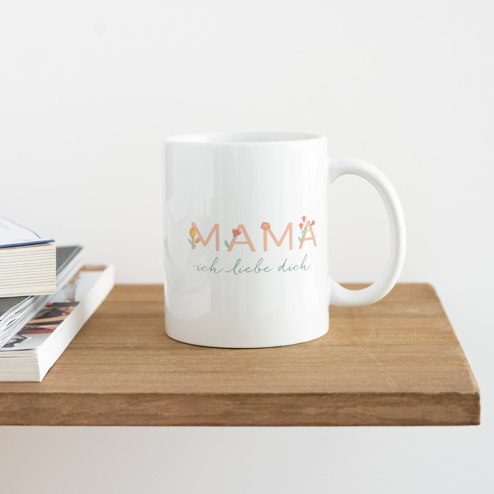 Tasse Objekte Weiß Liebende Mutterblume foto N° 4