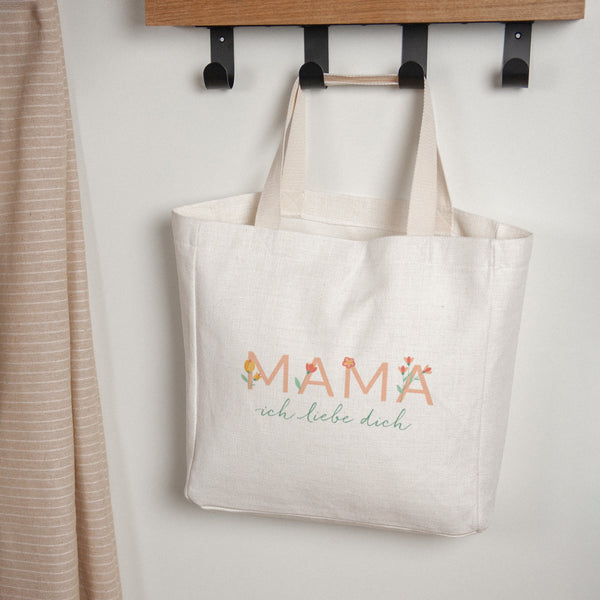 Tote bag Objekte Tragehenkel Liebende Mutterblume foto