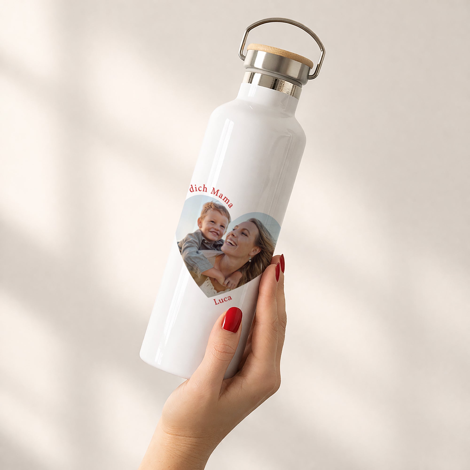 Trinkflasche Objekte 75 cl Ich liebe dich Mama Foto foto N° 2