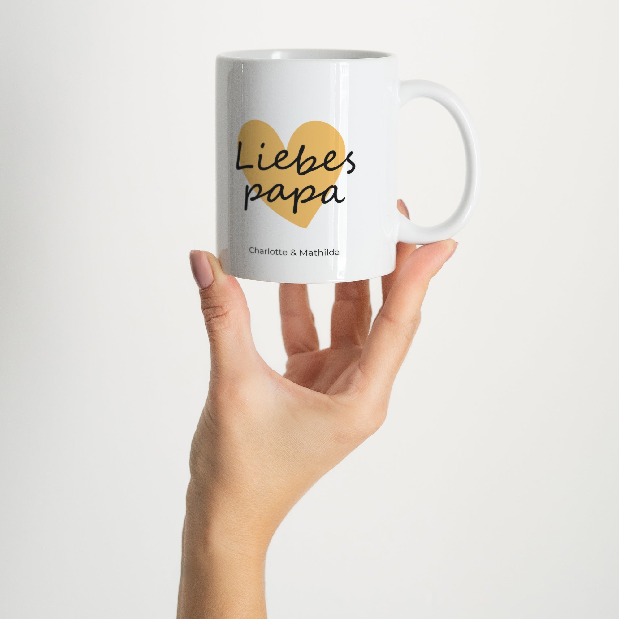 Tasse Objekte Weiß Papa der Liebe III foto N° 2