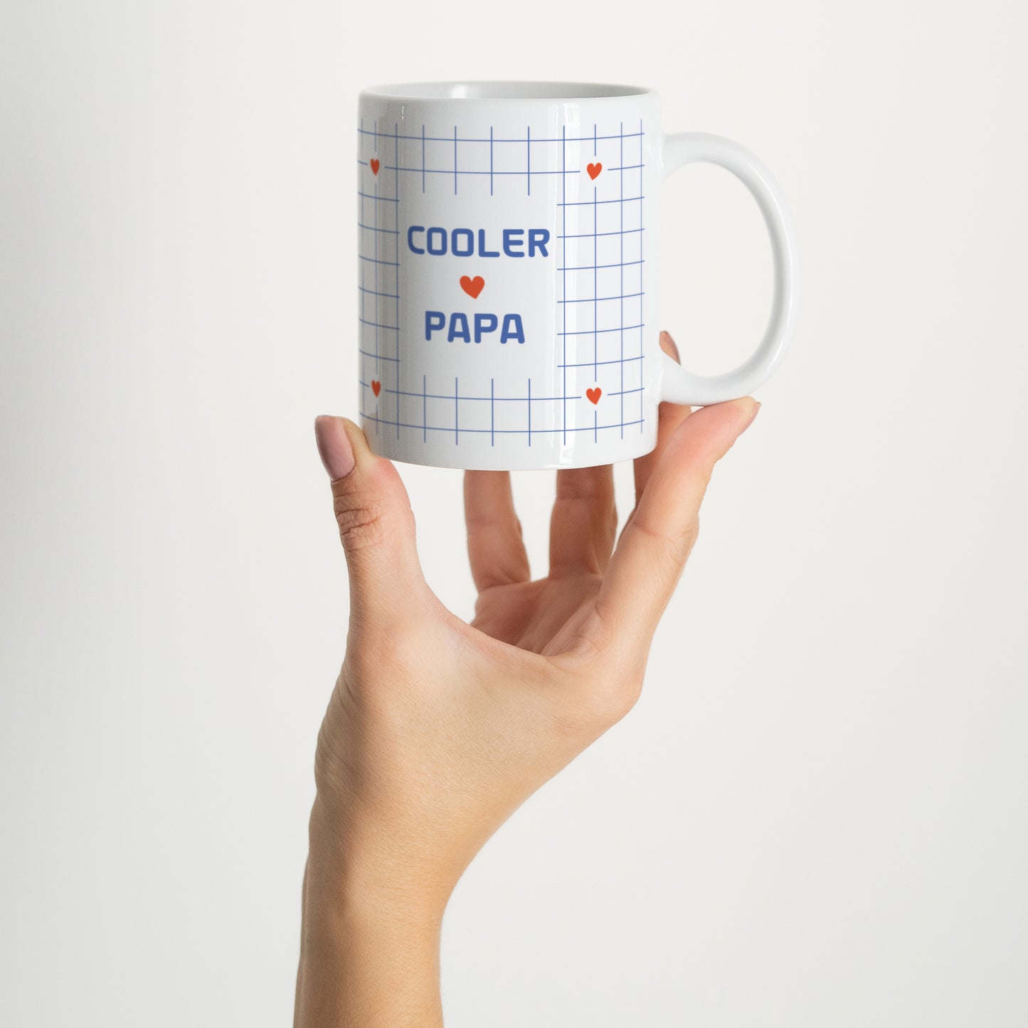 Tasse Objekte Weiß Cooler Papa foto N° 2
