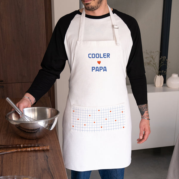Schürze Objekte Natürliches Beige Cooler Papa foto