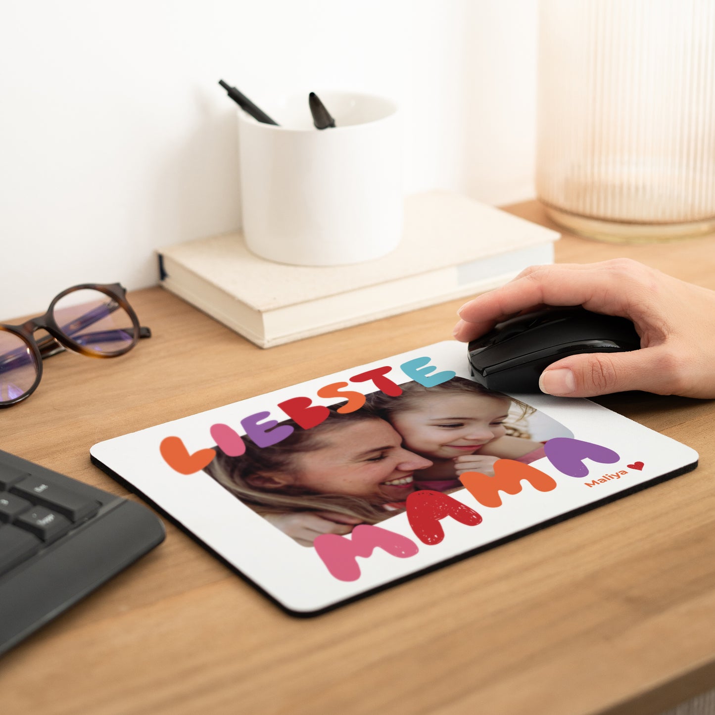 Mousepad Objekte Rechteck Mama der Liebe III foto N° 2