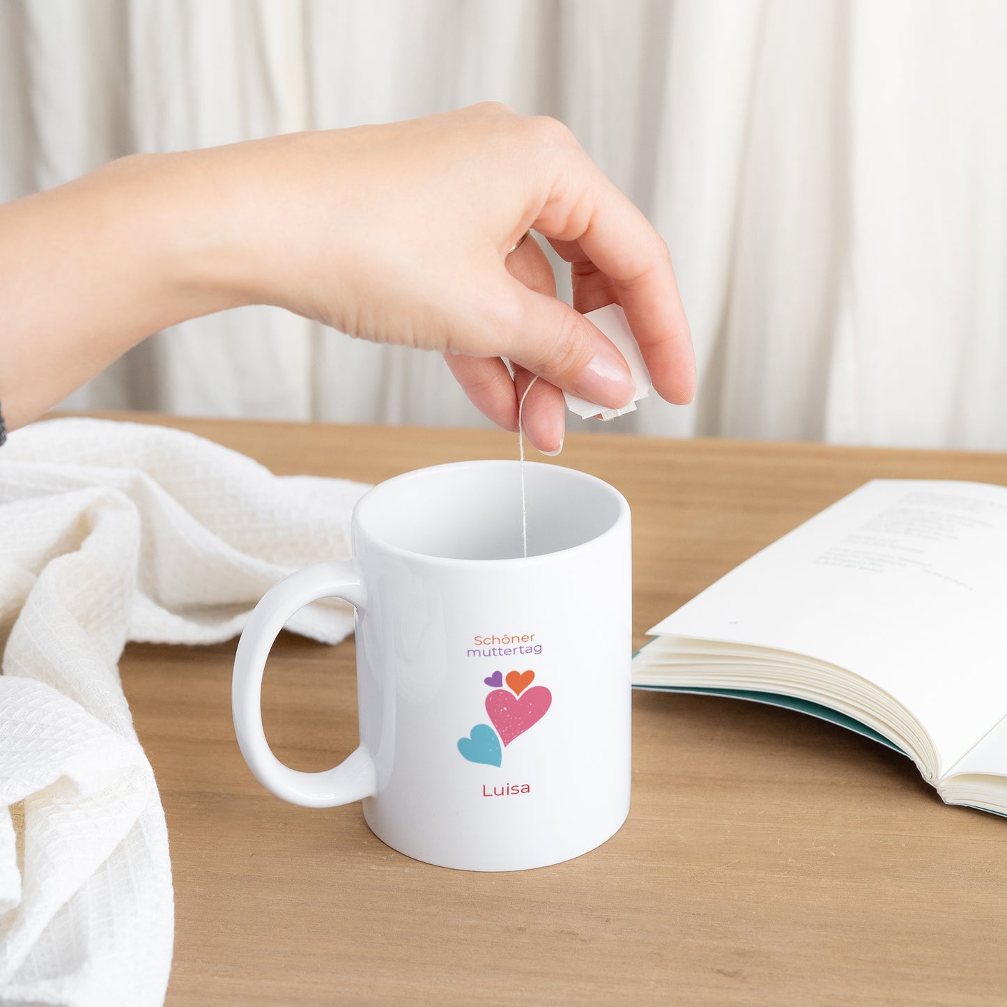 Tasse Objekte Weiß Mama der Liebe III foto N° 3