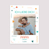 Poster Objekte Porträt Ich liebe dich Papa. foto N° 2