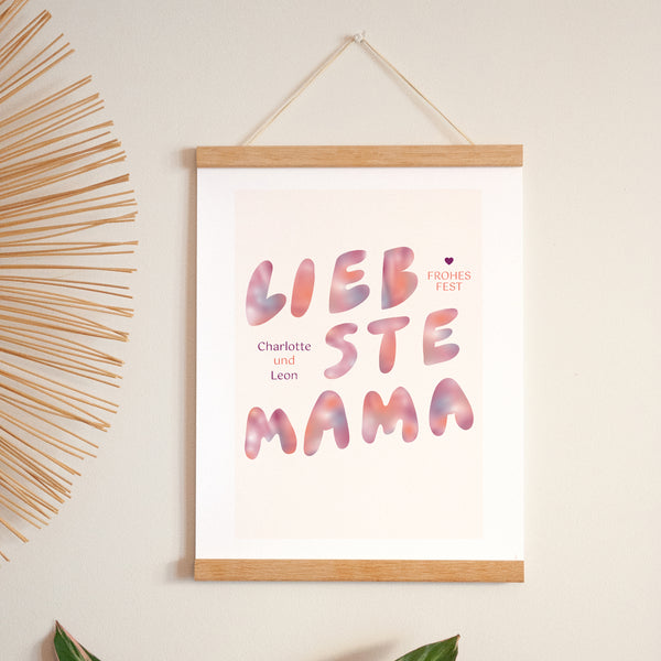 Poster Objekte Porträt Mutter Sonnenaufgang foto