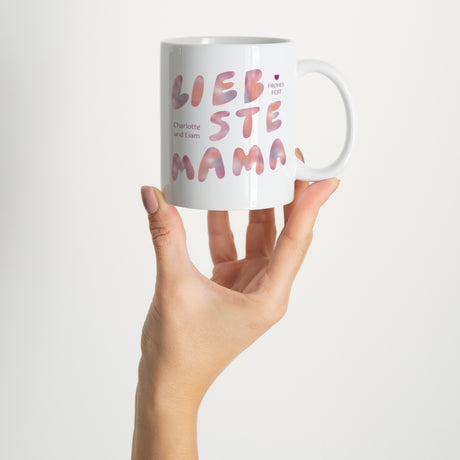 Tasse Objekte Weiß Mutter Sonnenaufgang