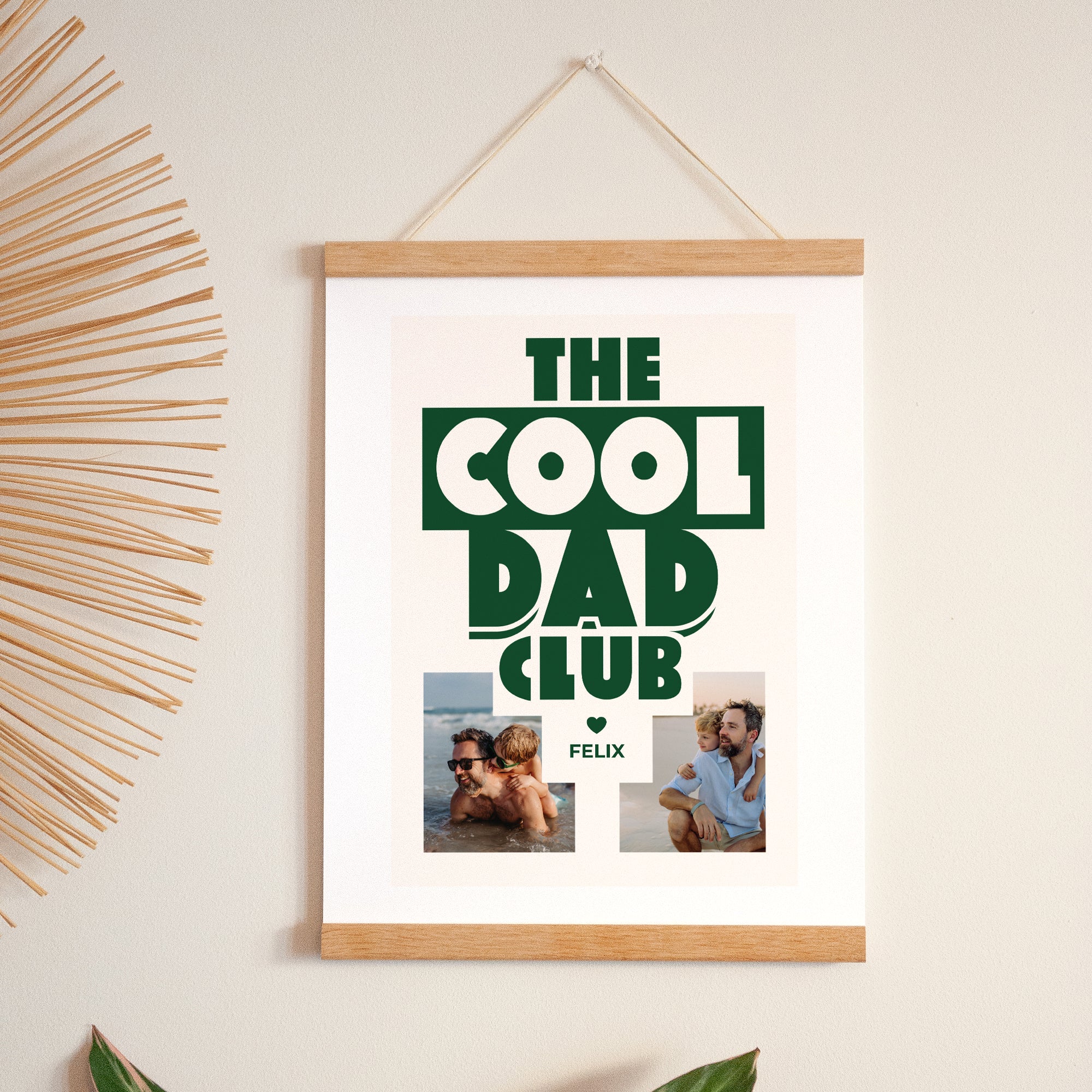 Poster Objekte Porträt COOLE PAPA CLUB foto N° 1