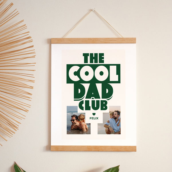 Poster Objekte Porträt COOLE PAPA CLUB foto