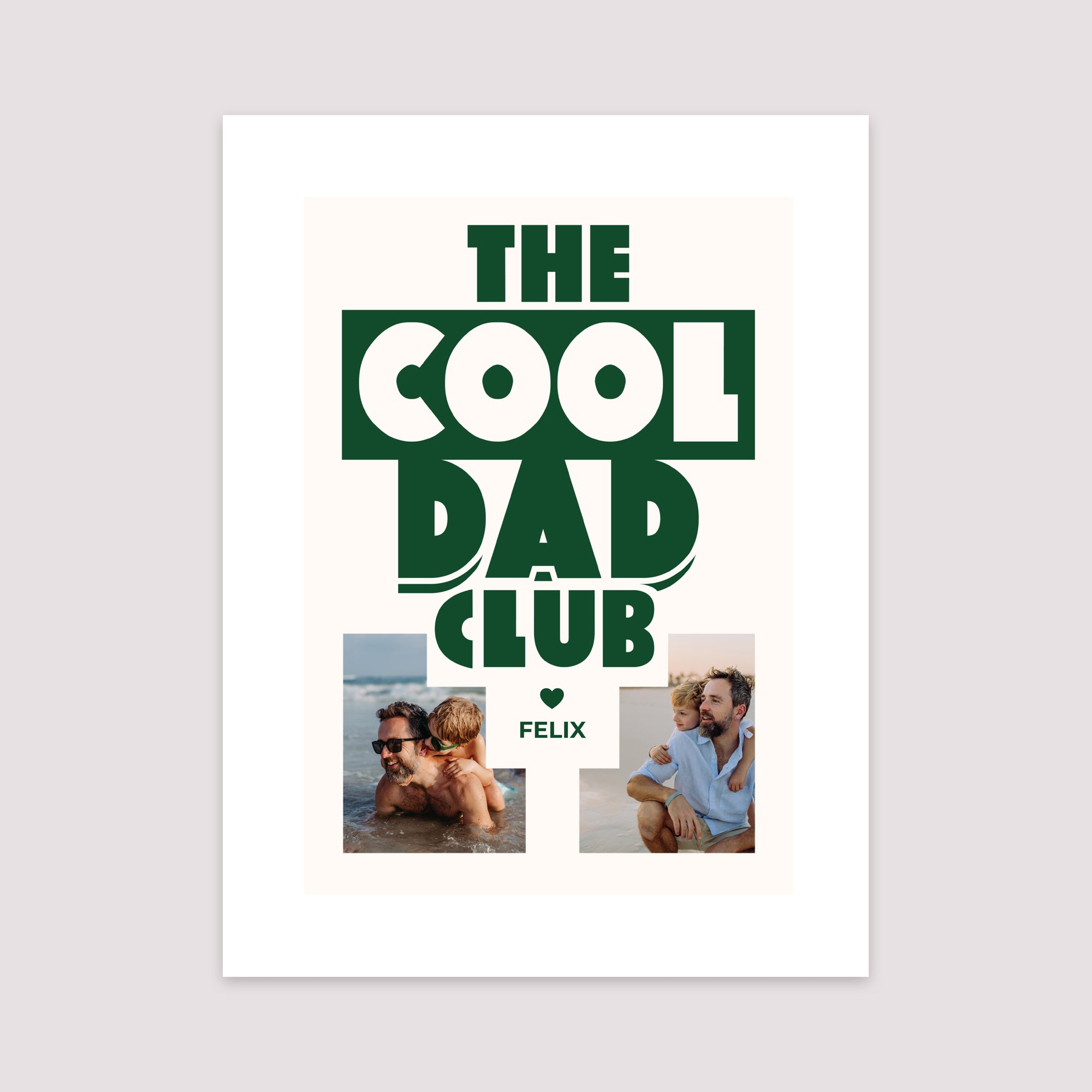 Poster Objekte Porträt COOLE PAPA CLUB foto N° 2