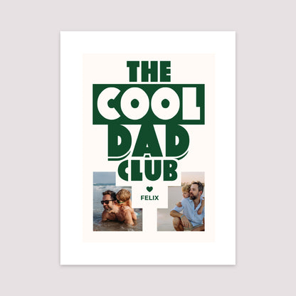 Poster Objekte Porträt COOLE PAPA CLUB foto N° 2
