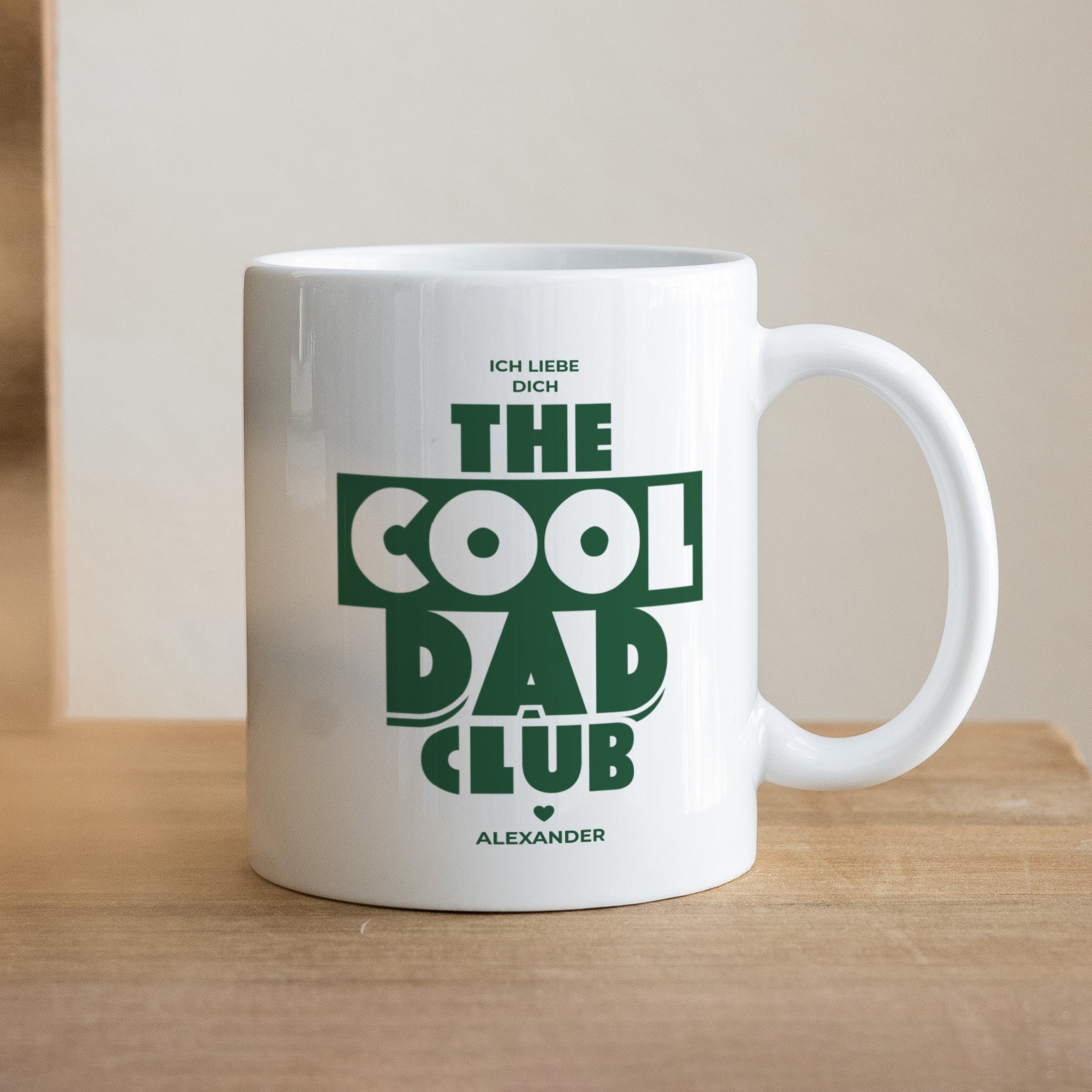 Tasse Objekte Weiß COOLE PAPA CLUB foto N° 1