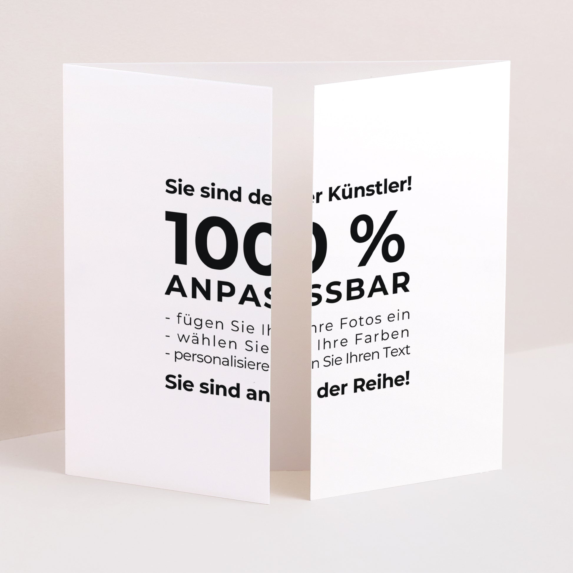 Einladungskarte Geburt Triptychon Fensteröffnung Mach es selbst V foto N° 1