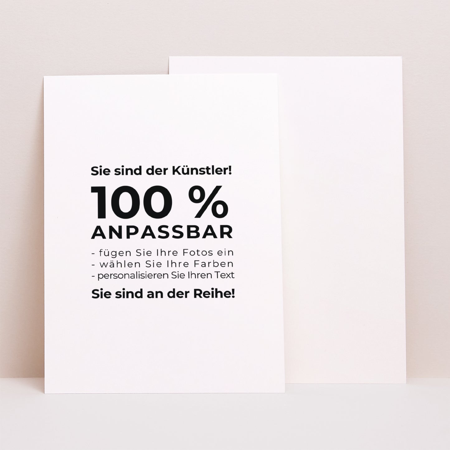 Geburtskarte Porträt Mach es selbst V foto N° 1