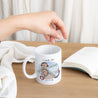 Tasse Objekte Weiß PAPA LOVA COLORS -> PAPA LOVA FARBEN foto N° 3