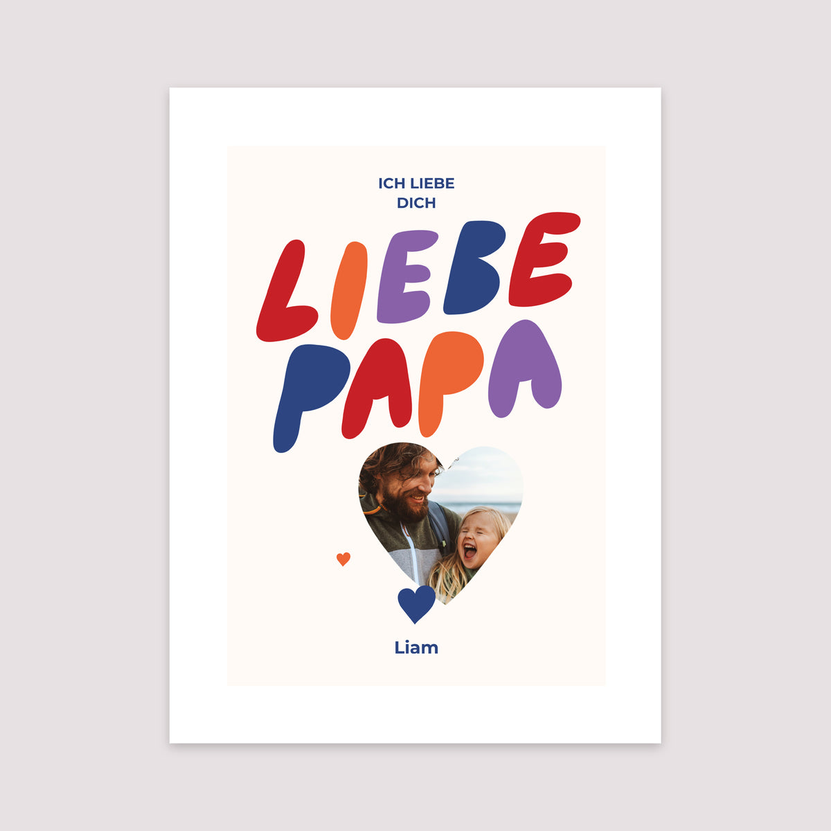 Poster Objekte Porträt Liebes Farben foto N° 2