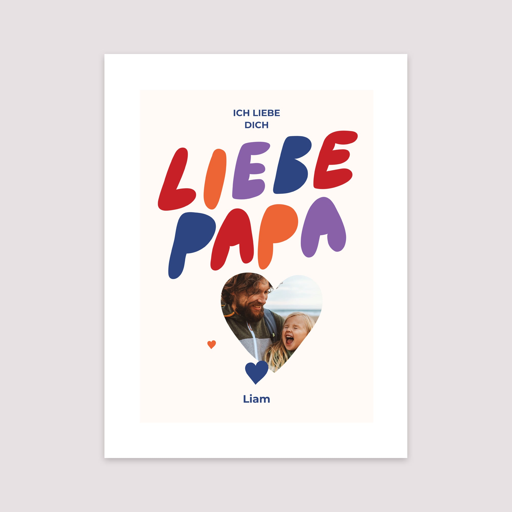 Poster Objekte Porträt Liebes Farben foto N° 2
