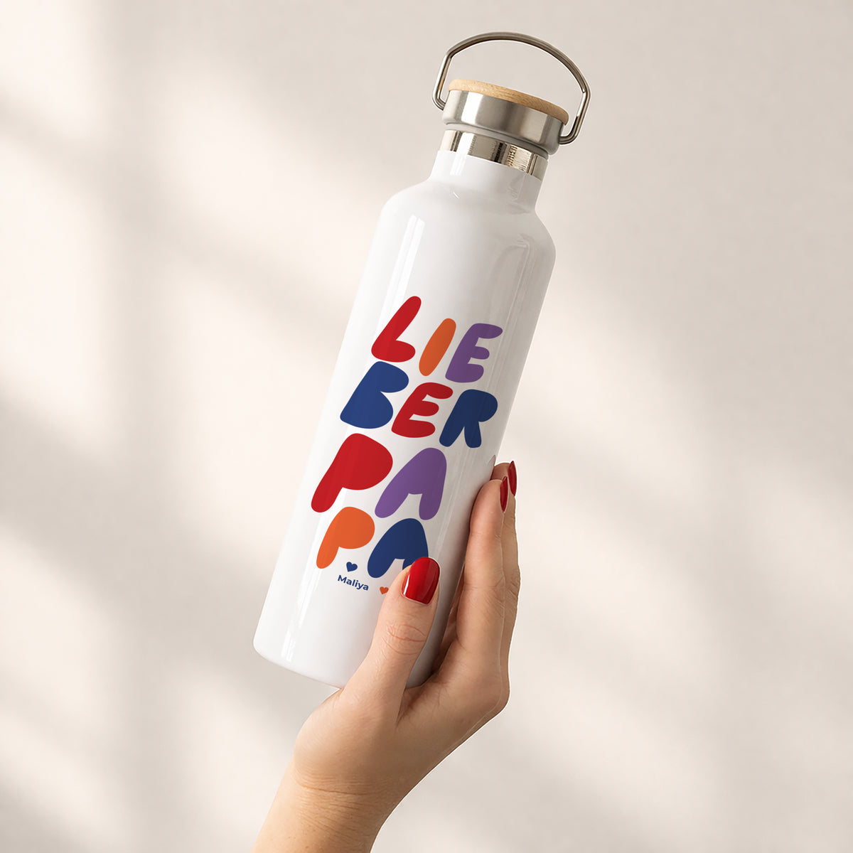 Trinkflasche Objekte 75 cl Liebes Farben foto N° 2