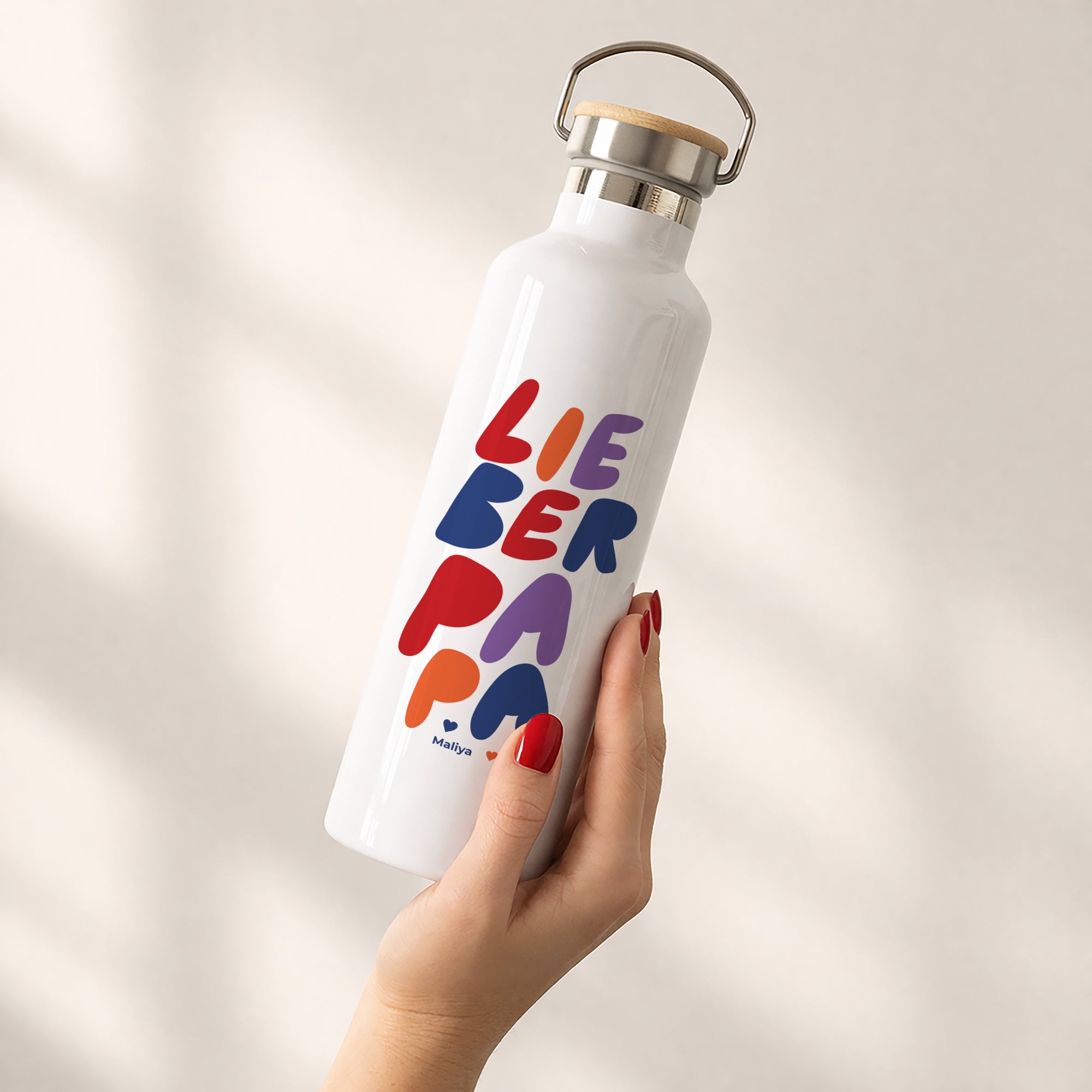 Trinkflasche Objekte 75 cl Liebes Farben foto N° 2