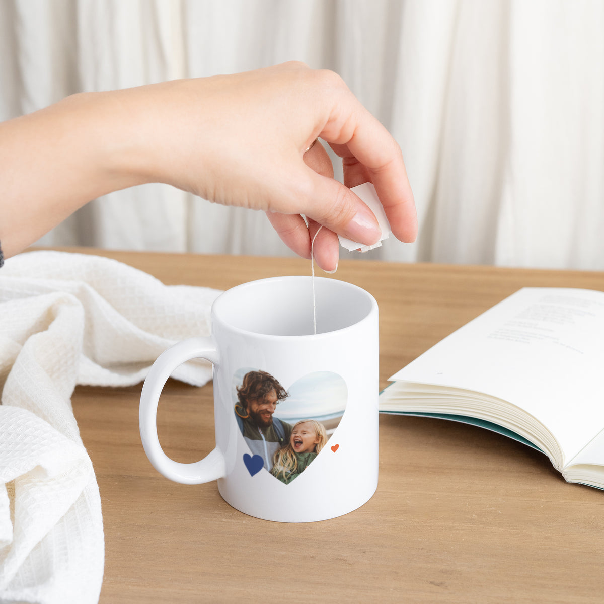 Tasse Objekte Weiß Liebes Farben foto N° 3