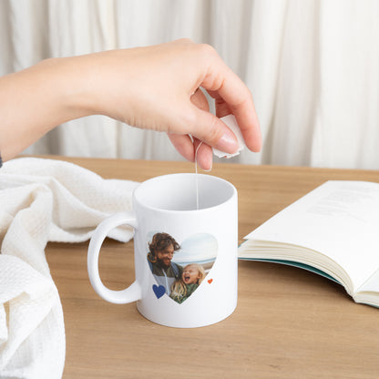 Tasse Objekte Weiß Liebes Farben foto N° 3