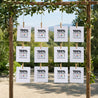Sitzplan Hochzeit Pack von 12 Mach es selbst VI foto N° 2