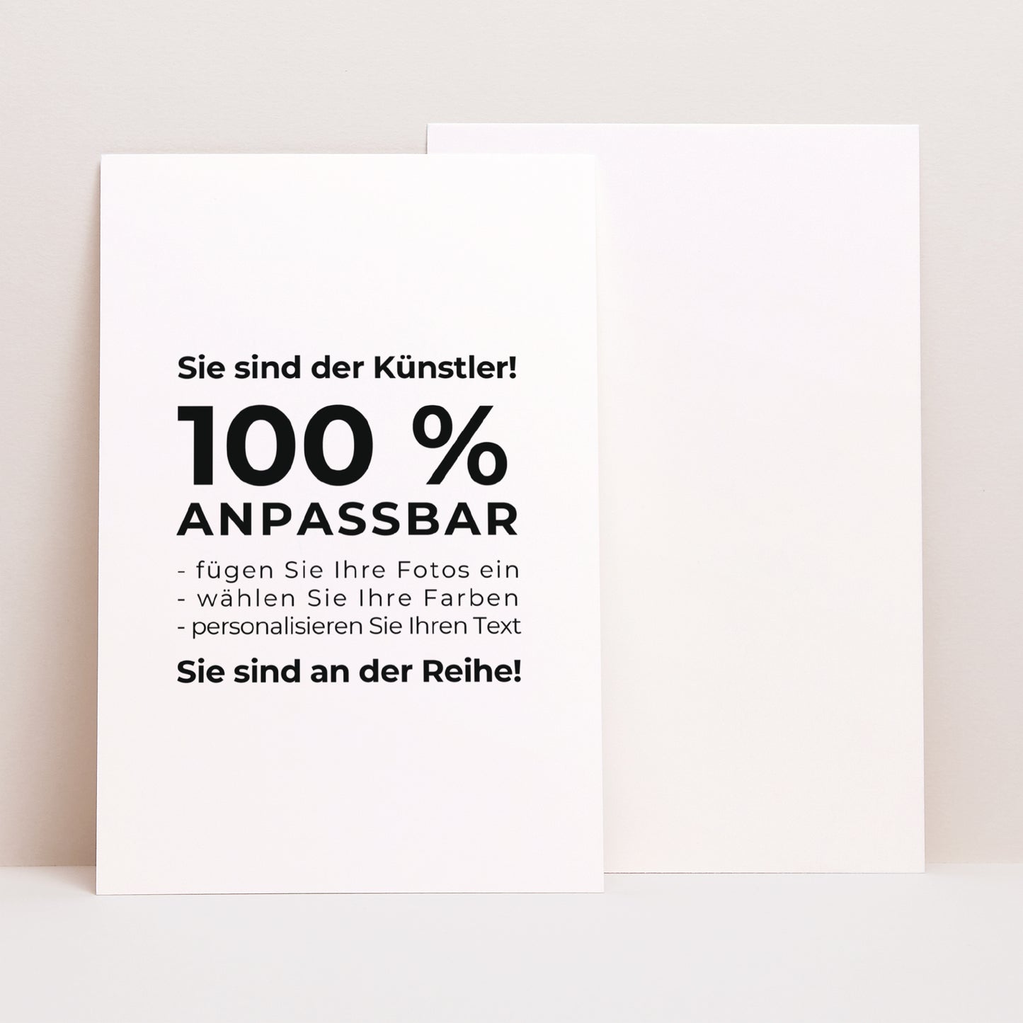 Hochzeitseinladung PortraitPorträt Mach es selbst VI foto N° 1