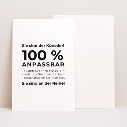 Hochzeitseinladung PortraitPorträt Mach es selbst VI foto N° 1