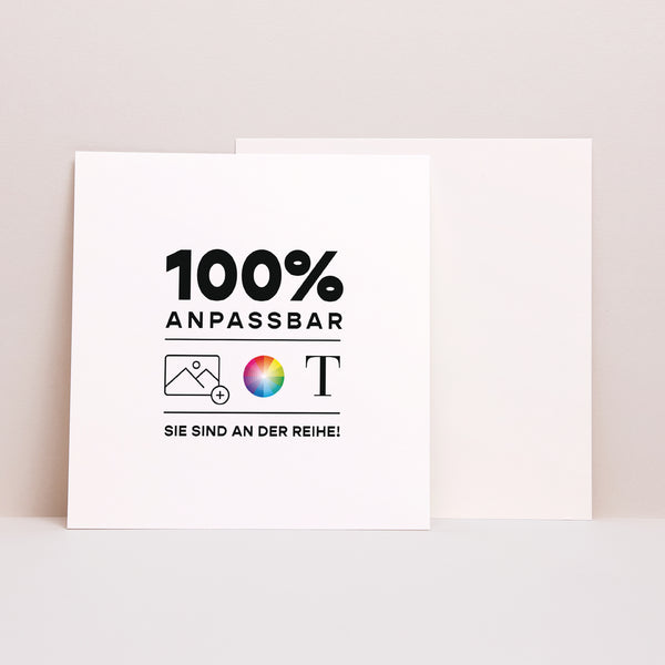Einladungskarte Hochzeit Quadrat Mach es selbst VI foto
