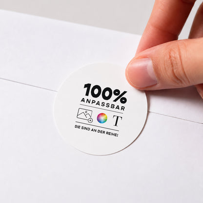 Sticker Hochzeit Rund Mach es selbst VI foto N° 1