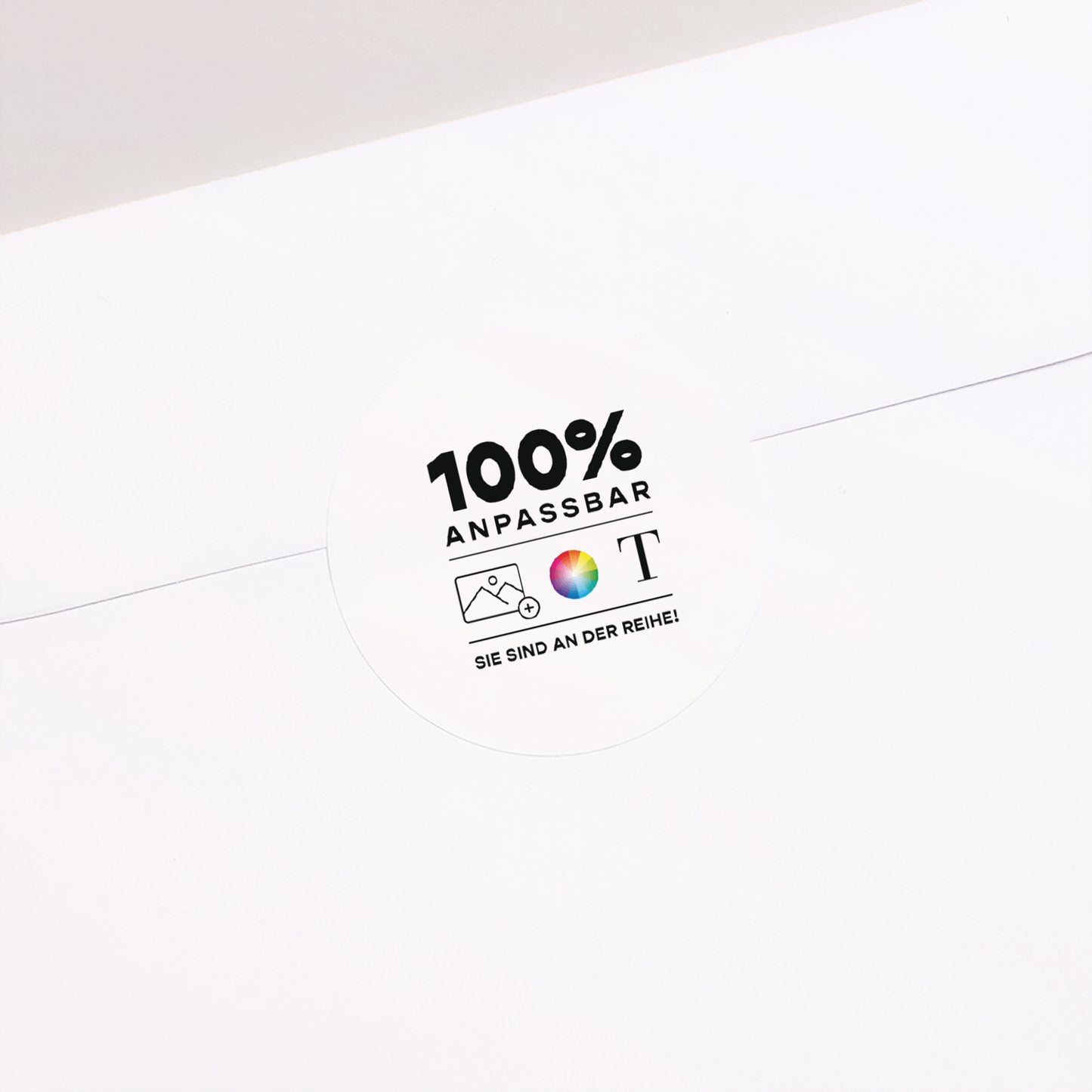 Sticker Hochzeit Rund Mach es selbst VI foto N° 2