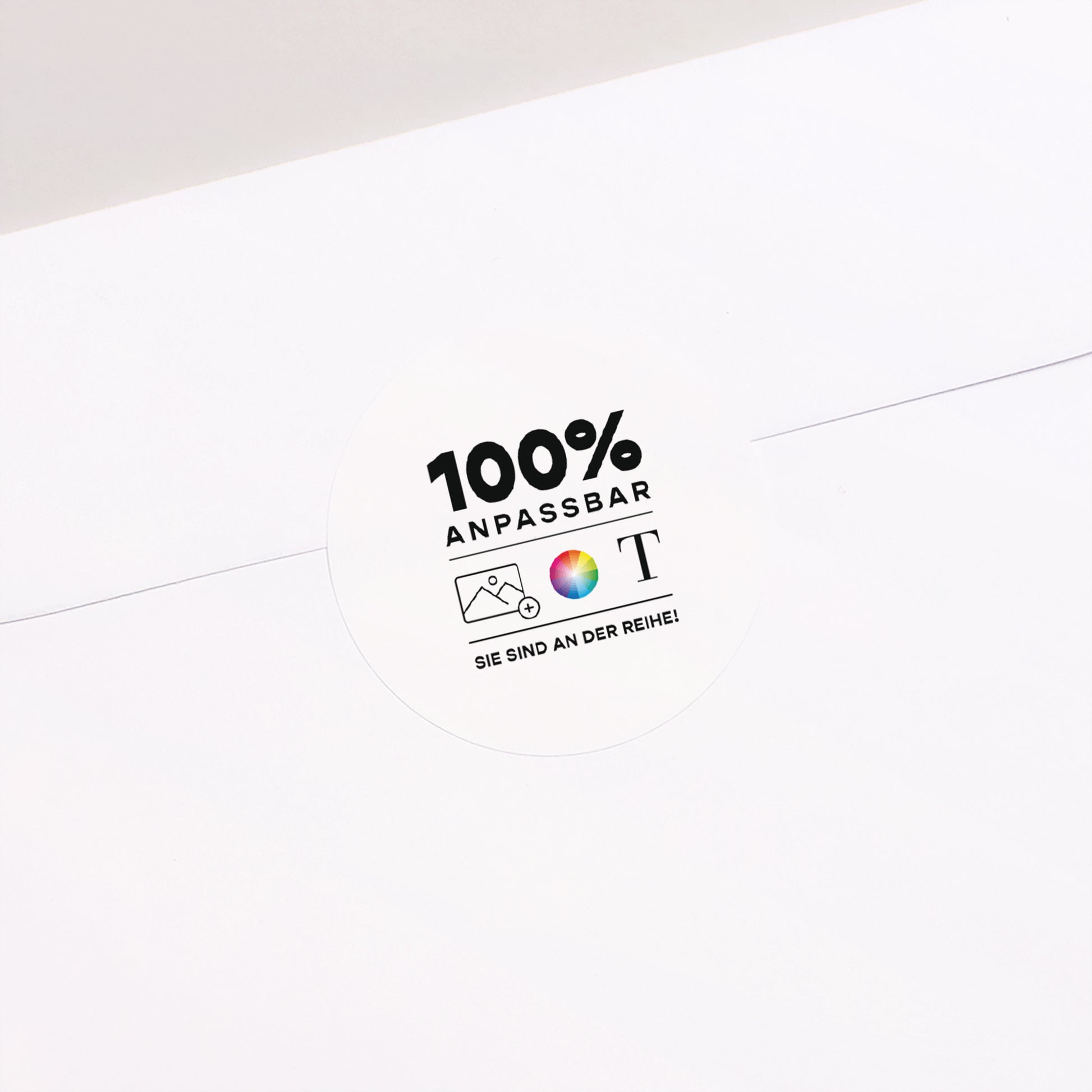 Sticker Hochzeit Rund Mach es selbst VI foto N° 2