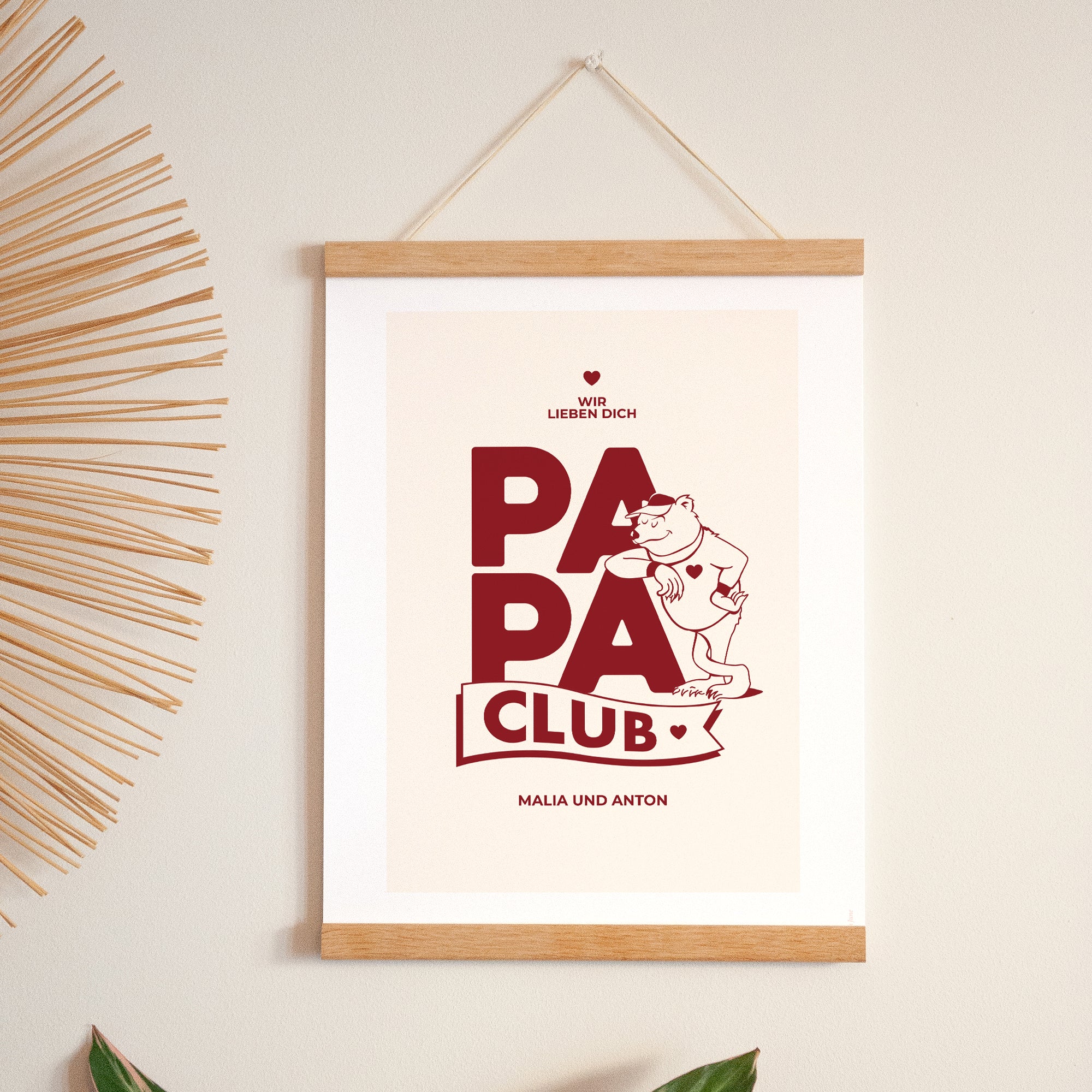 Poster Objekte Porträt Papa Bärenclub foto N° 1