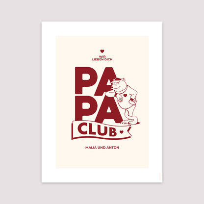 Poster Objekte Porträt Papa Bärenclub foto N° 2