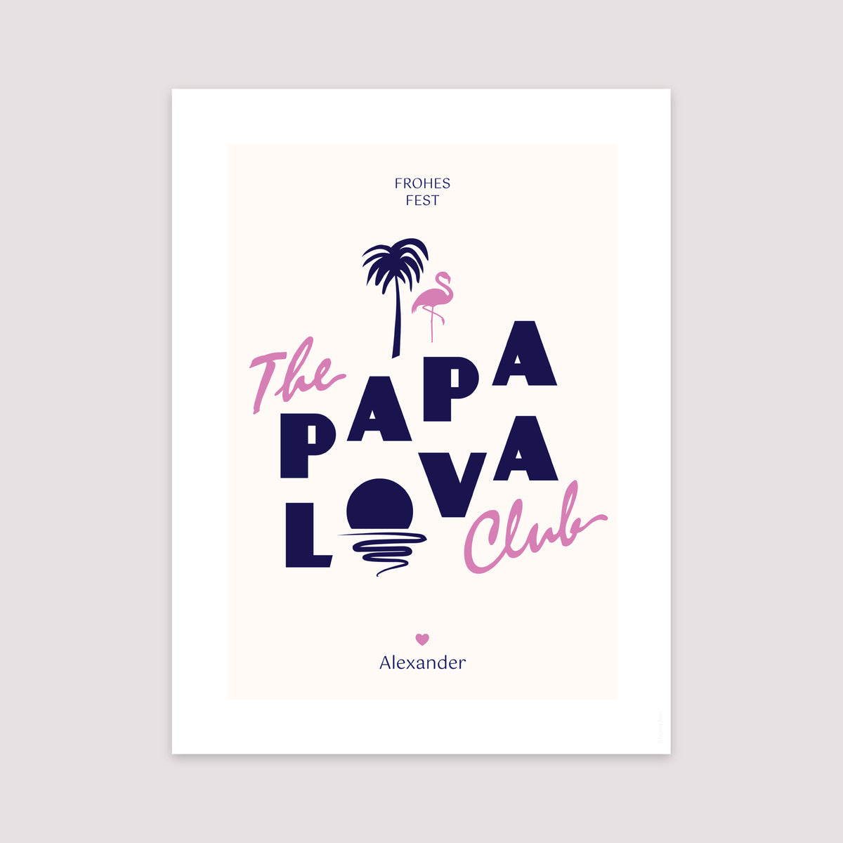 Poster Objekte Porträt Papa MiamiPapa Miami foto N° 2