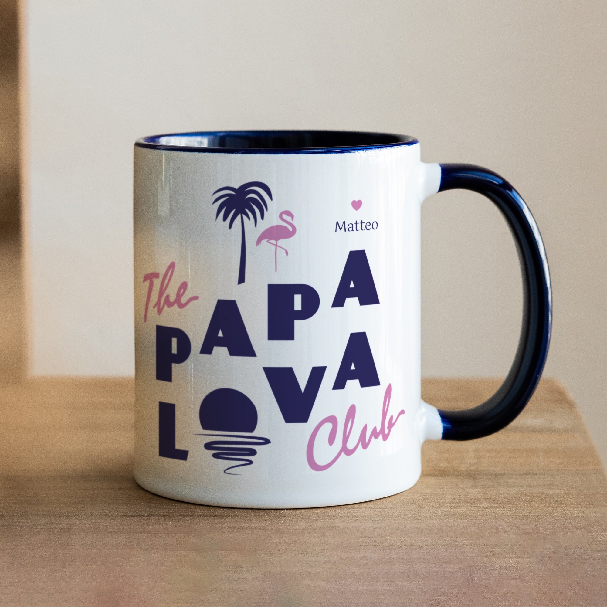Tasse Objekte Blau Papa MiamiPapa Miami foto N° 1