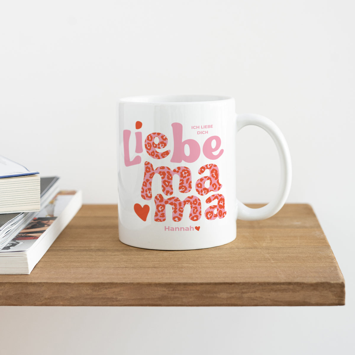 Tasse Objekte Weiß Mutter Leopard foto N° 4
